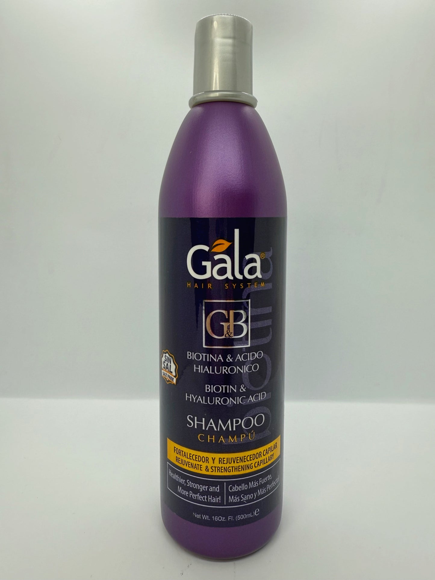 Shampoo Gala G&B 16oz (Acido Hialuronico & Biotina)