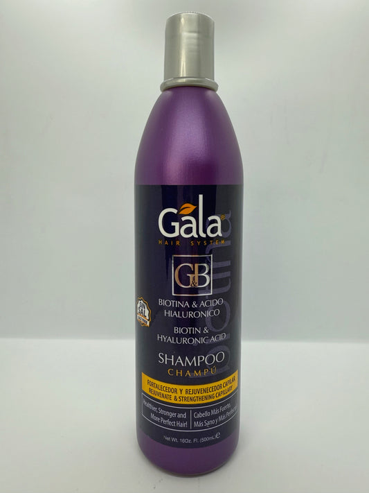Shampoo Gala G&B 16oz (Acido Hialuronico & Biotina)